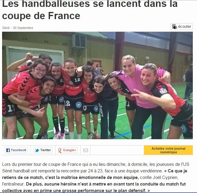 Ouest-France - 30 septembre 2015
