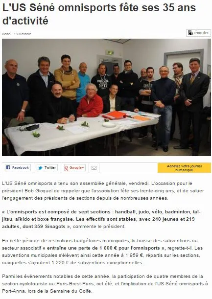 Ouest-France - 19 octobre 2015