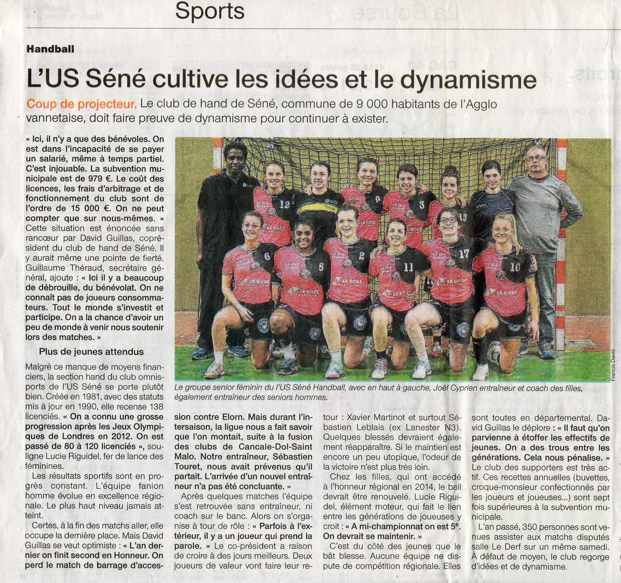 Ouest-France - 16 février 2016