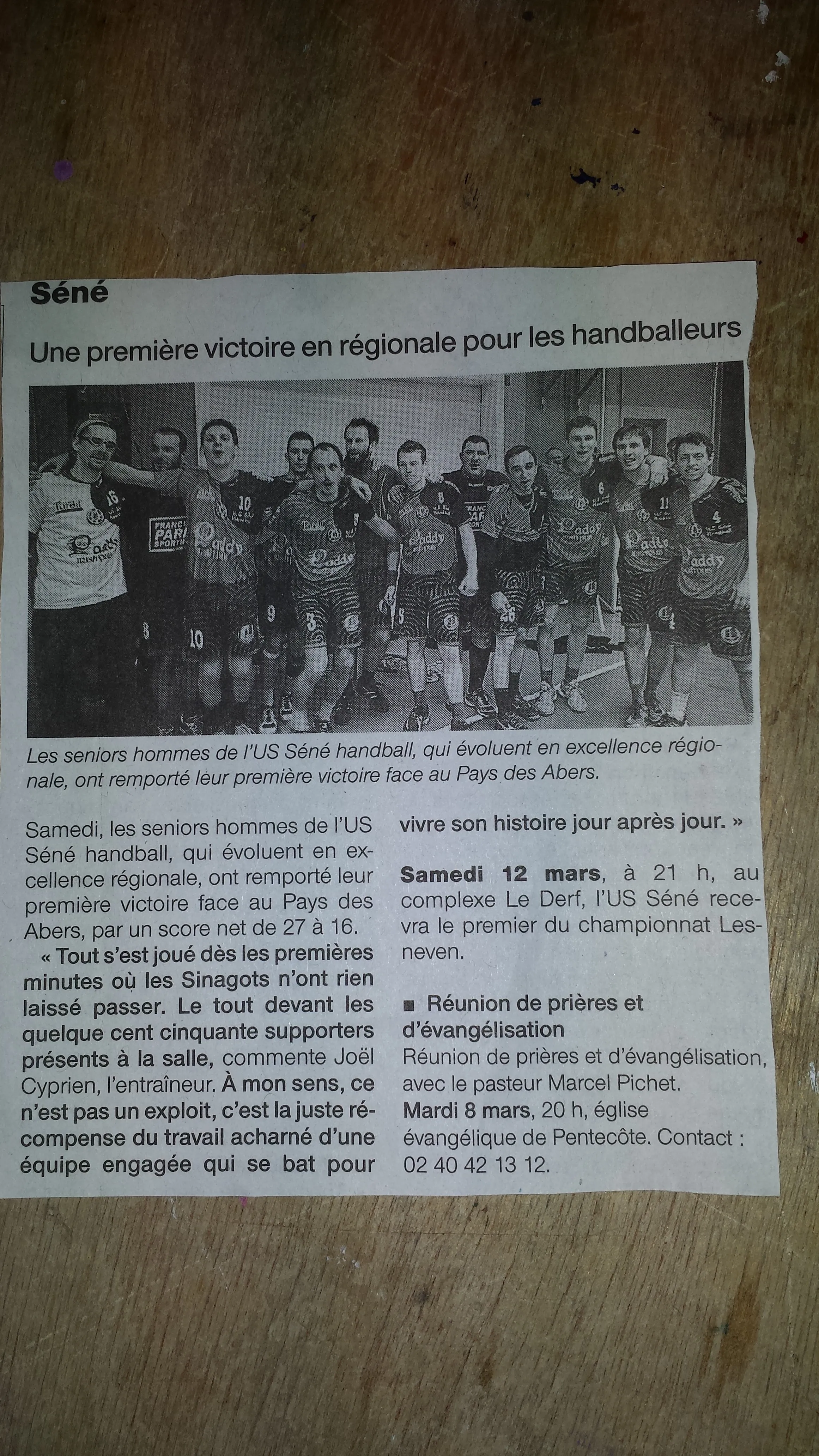 Ouest-France - 7 mars 2016