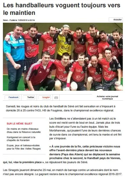 Ouest-France - 11 mai 2016