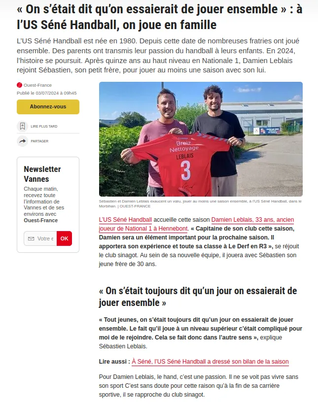 Ouest-France - 3 juillet 2024