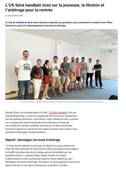 Télégramme - 15 juin 2025